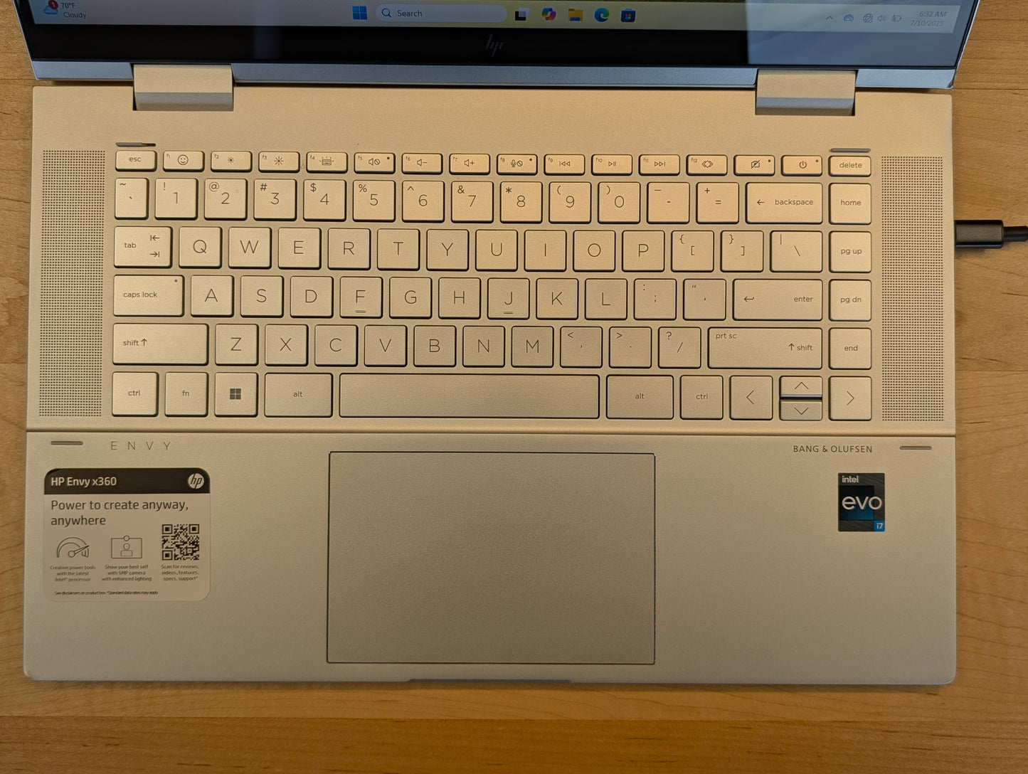 15.6" HP Envy 2-in-1 - i7, 16GB, 512GB SSD