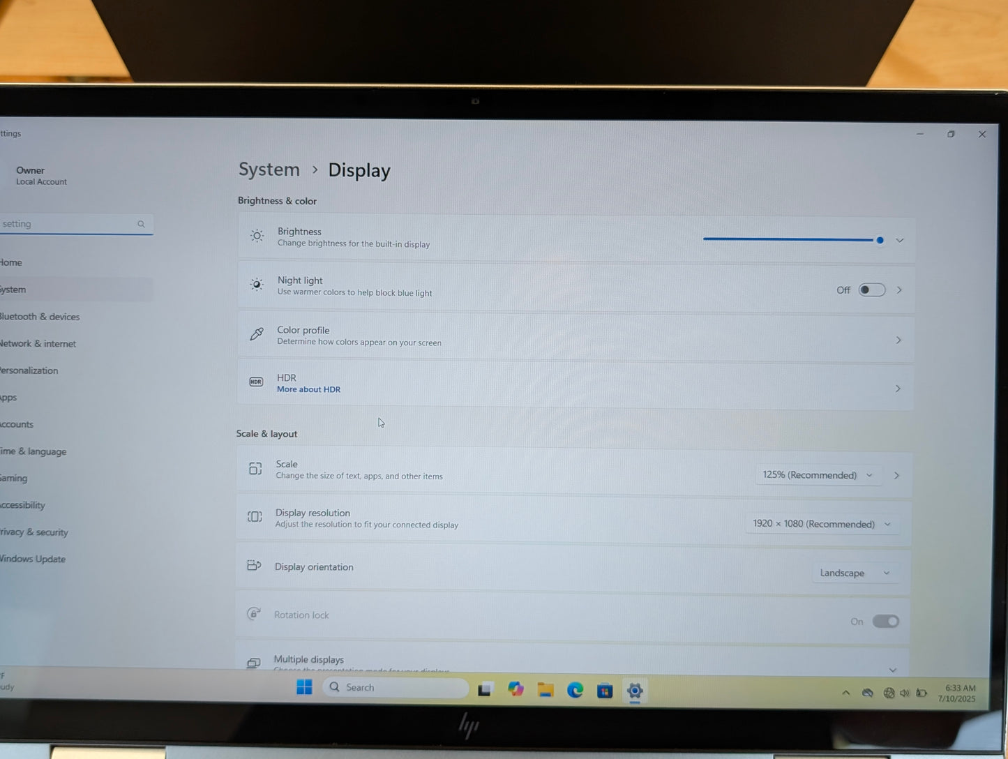 15.6" HP Envy 2-in-1 - i7, 16GB, 512GB SSD