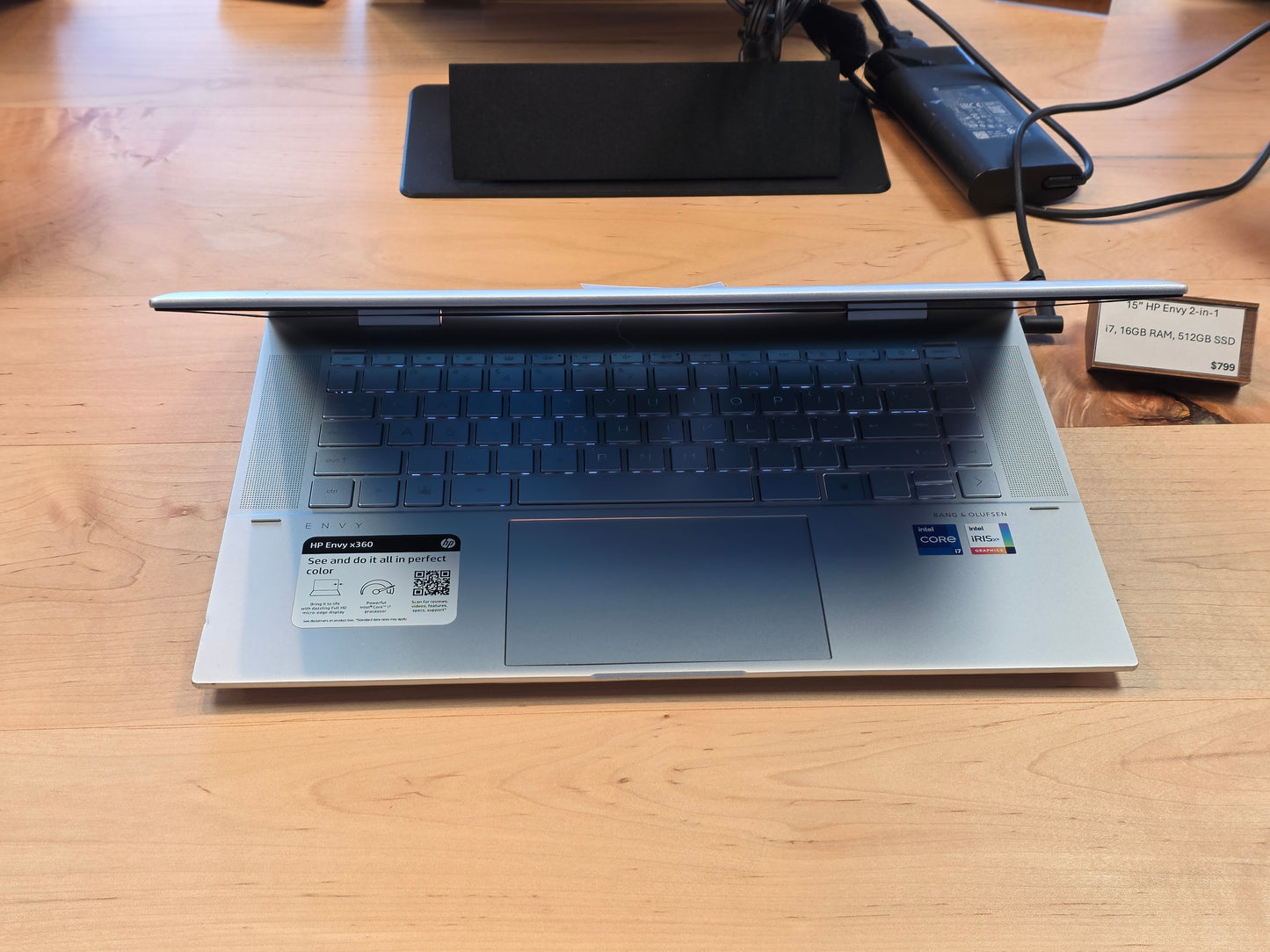 15" HP Envy 2-in-1 - i7, 16GB RAM, 512GB SSD