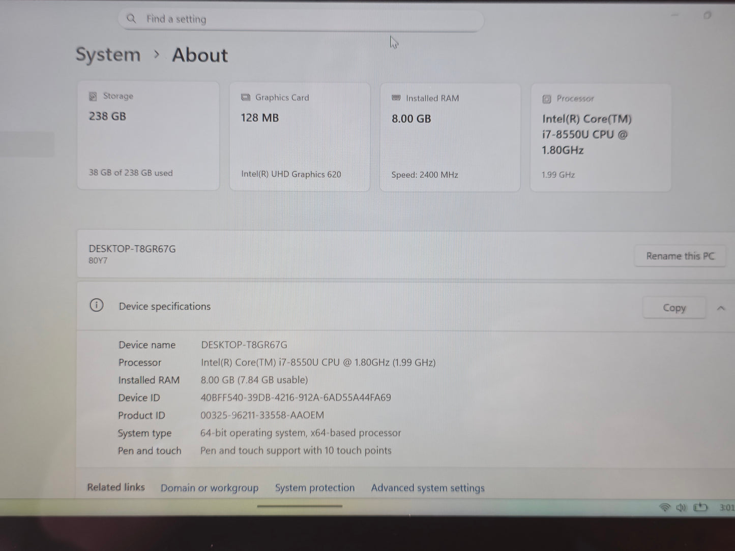 13" Lenovo Yoga 920-13IKB