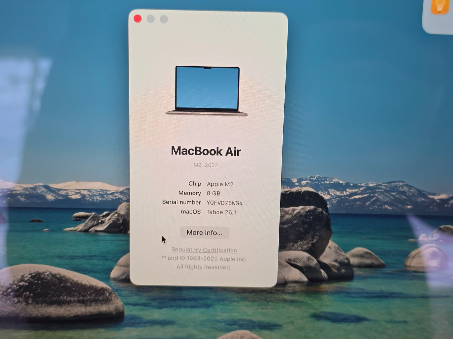 2022 13.6" Apple MacBook Air M2