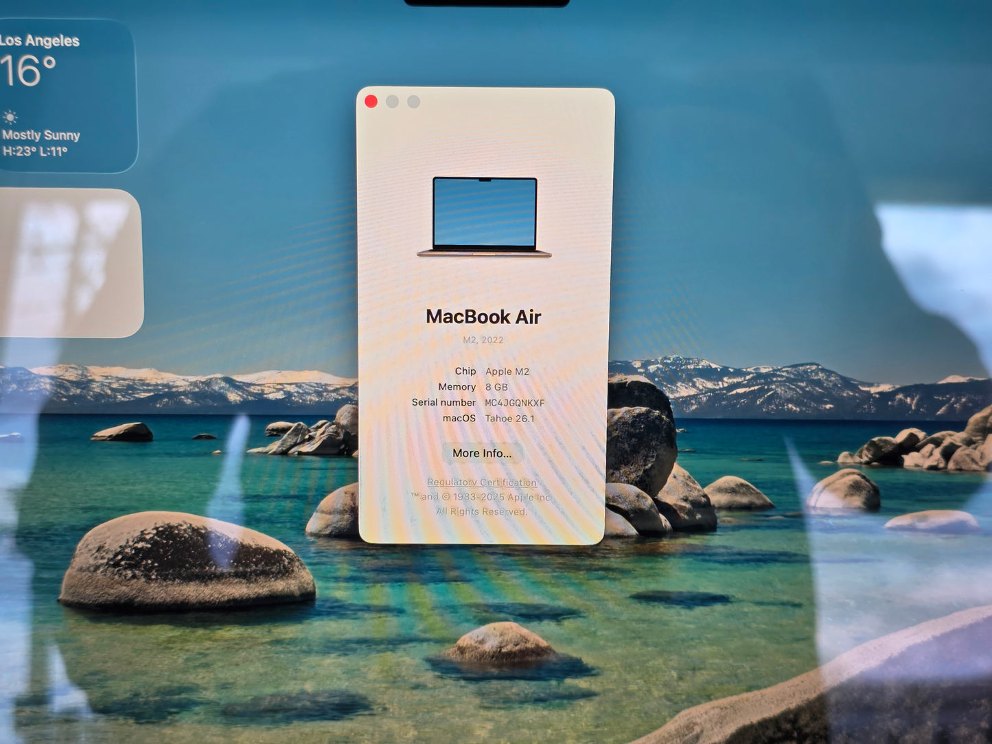 2022 13.6" Apple MacBook Air M2