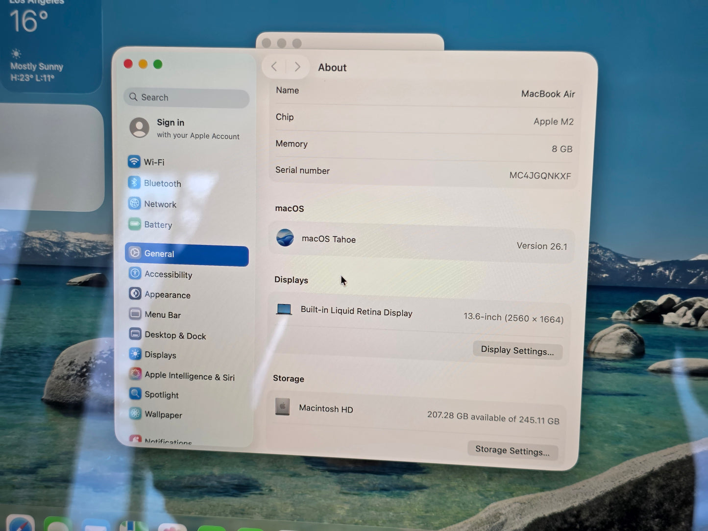 2022 13.6" Apple MacBook Air M2