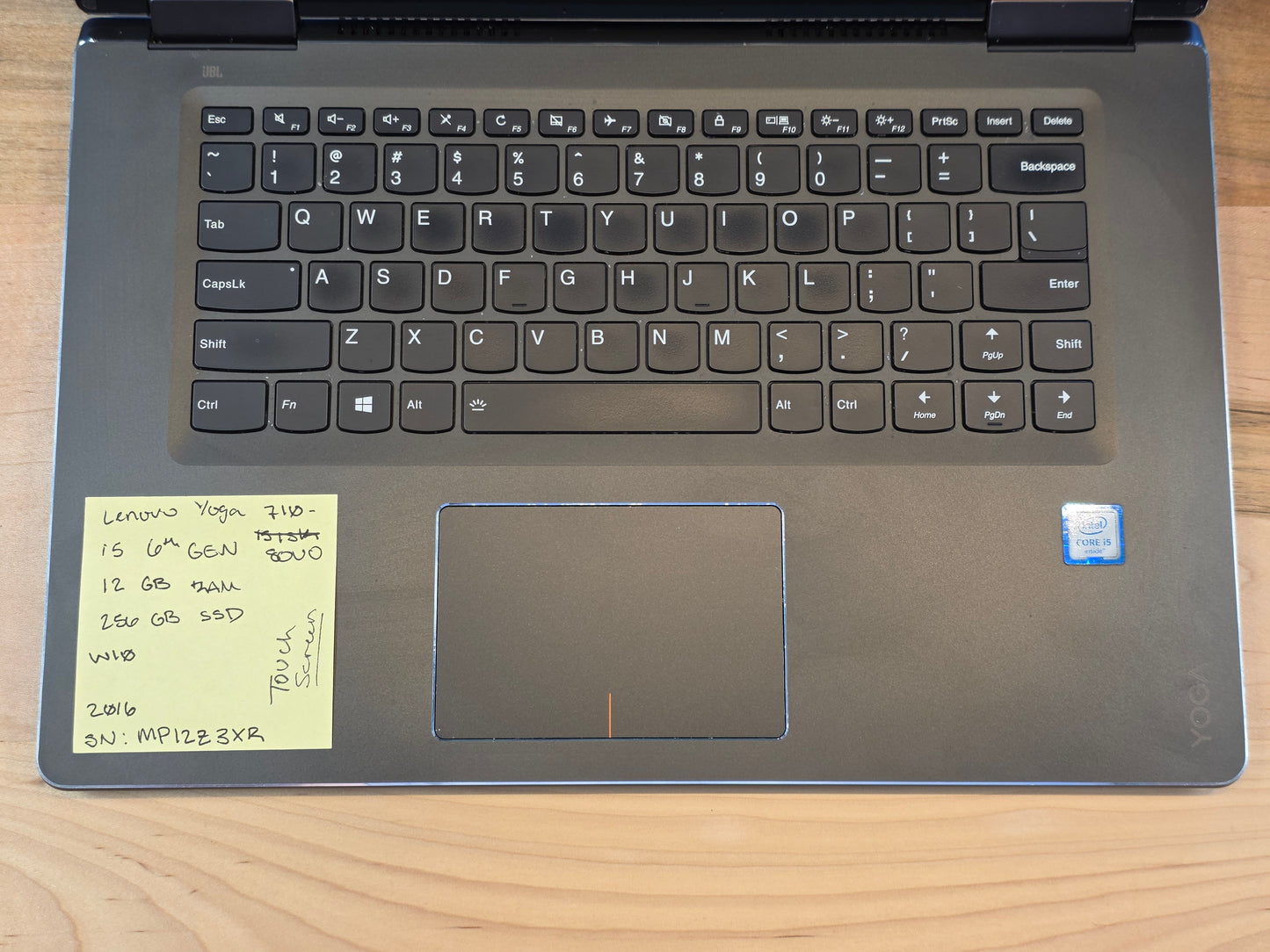 15" Lenovo Yoga 710-15ISK