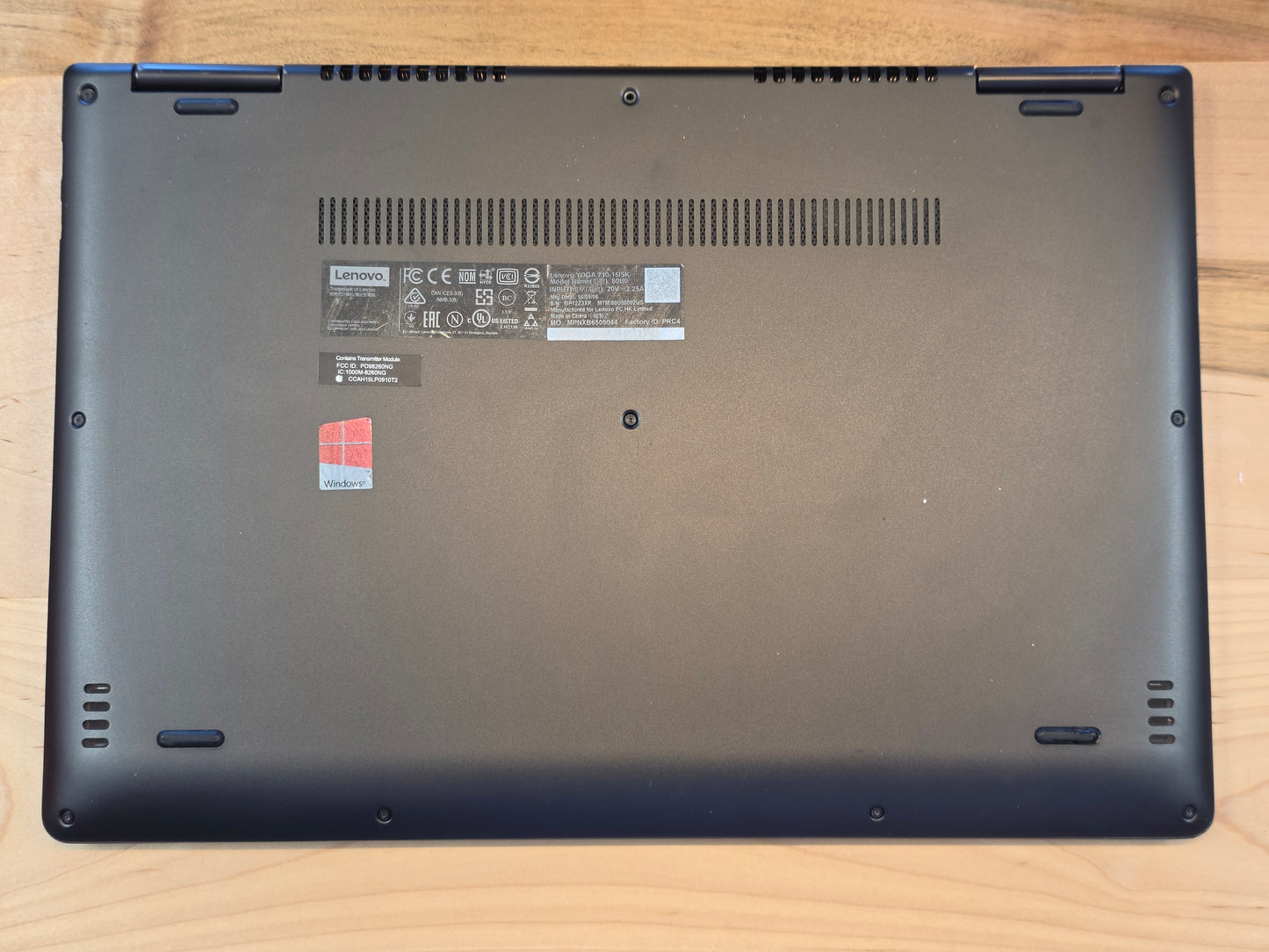 15" Lenovo Yoga 710-15ISK
