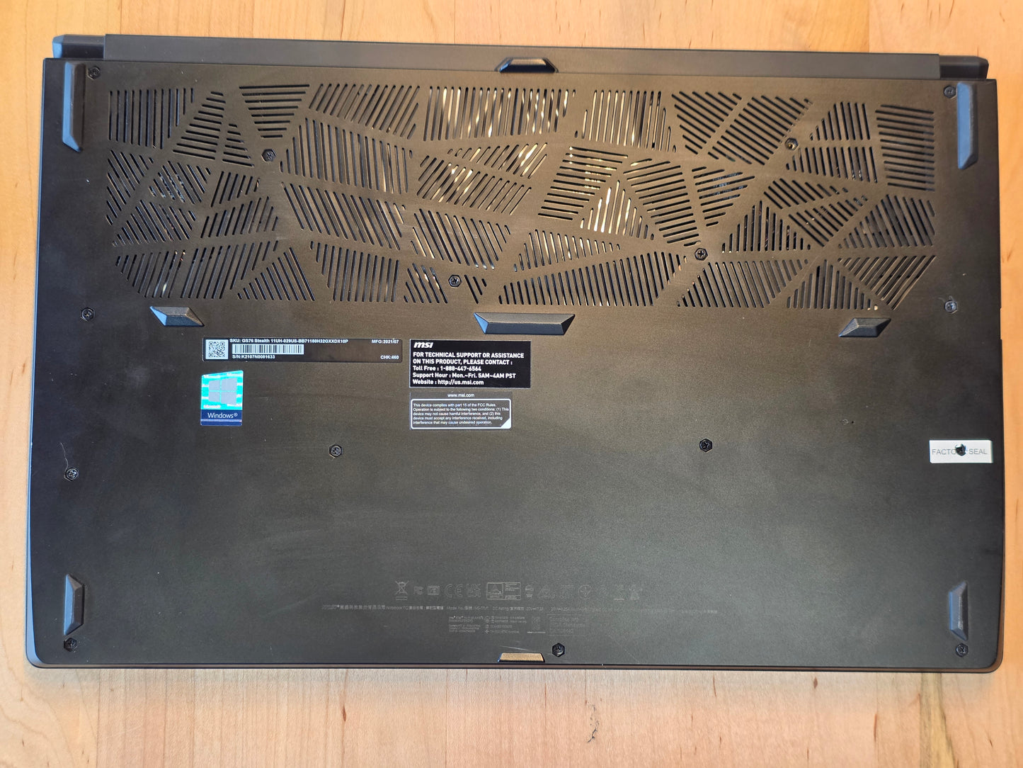 17.3" MSI Stealth GS76 11UH